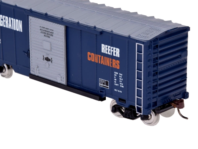 Detailreicher Aufdruck REFRIGERATION / REEFER CONTAINERS
