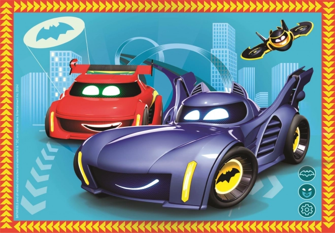 Puzzle Batwheels 4v1 (12, 16, 20, 24 Teile)