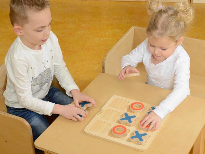 Masterkidz Holzspiel Tic Tac Toe für Kinder