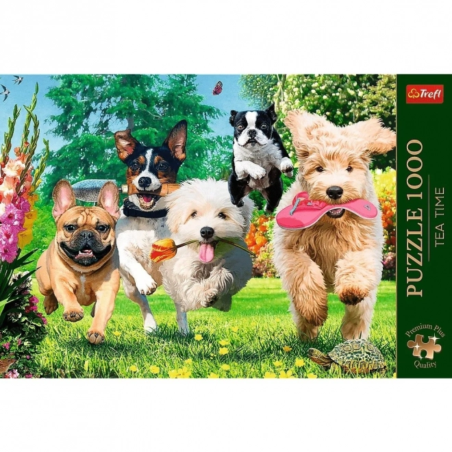 Premium Plus Puzzle 1000 Teile - Tea Time Kommende Probleme