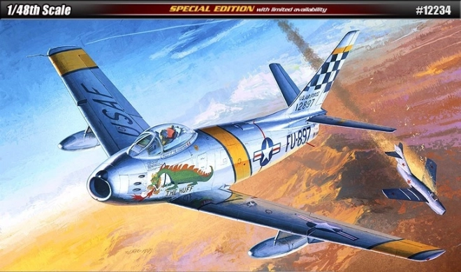 Plastikmodell der U.S. Air Force F-86F The Huff 1/48