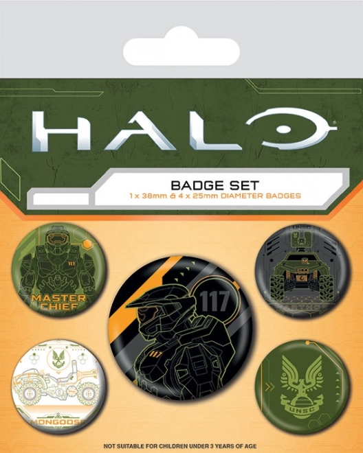 Halo Abzeichen Set