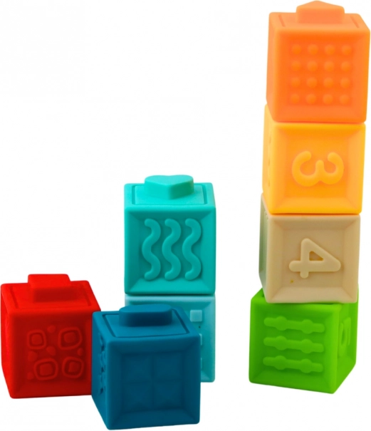 Gummisensorische Lernbausteine für Kinder