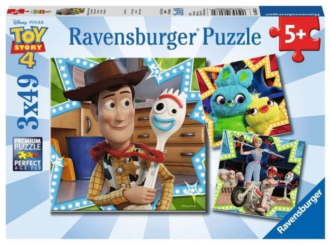 Ravensburger Puzzle Toy Story 4: Zusammen sind wir stark 3x49 Teile