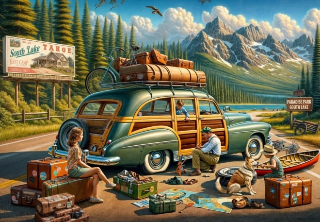 Puzzle Regelmäßige Ausflüge 1000 Teile