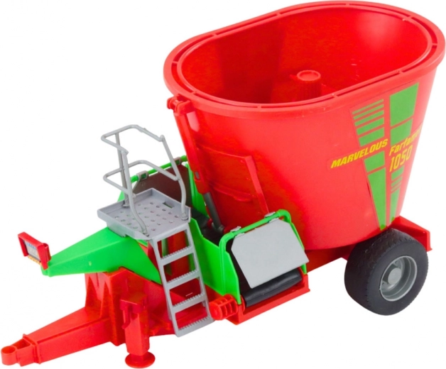 Funktionaler Anhänger mit Futtermischer