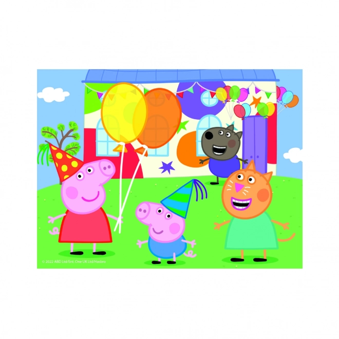 Dino Bilderwürfel Peppa Pig, 12 Würfel