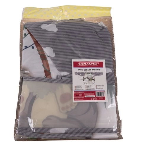 Kruzzel Lätzchen mit Ärmeln und Tasche