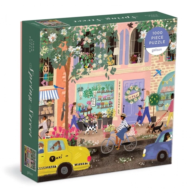 Galison Puzzle Frühlingstraße 1000 Teile
