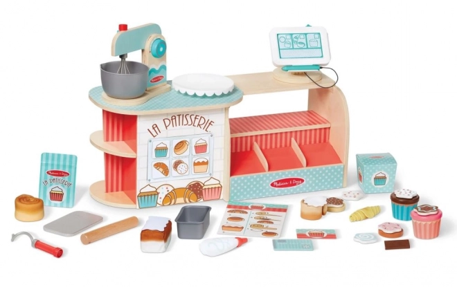 Holzspielzeug Bäckerei Set für Kinder