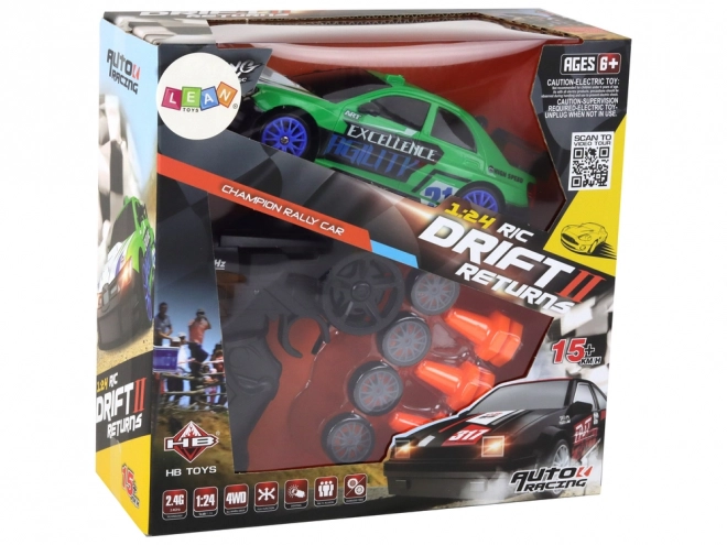 Zieler RC Sportwagen mit Wechselrädern