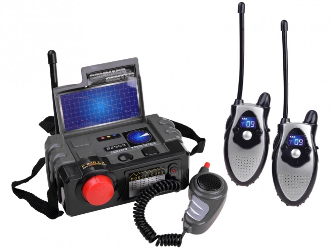 Funkspielzeug Walkie Talkie Set mit Basisstation – Polizei