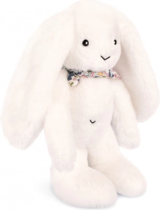 Doudou Plüschtier Hase mit Halstuch weiß 35 cm