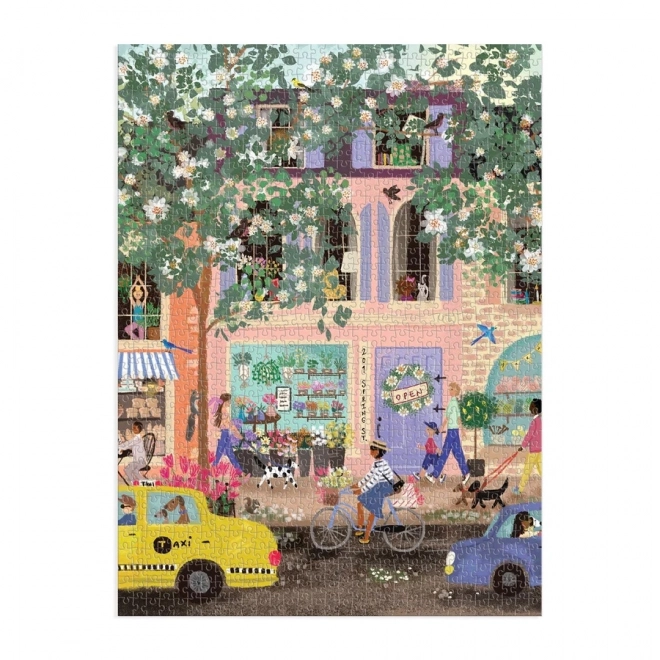 Galison Puzzle Frühlingstraße 1000 Teile