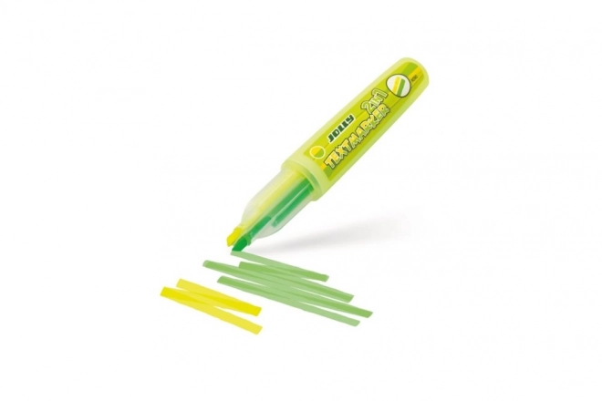 Zweifarbiger Textmarker - 4er Set