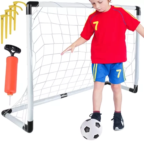 Fußballset für Kinder mit Tor, Ball und Pumpe