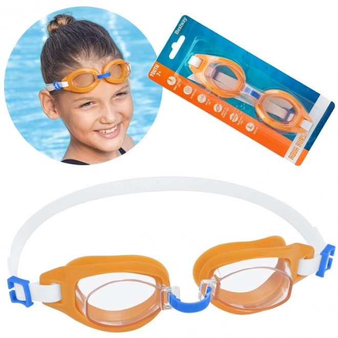 Aqua Burst Schwimmbrille für Kinder – orange