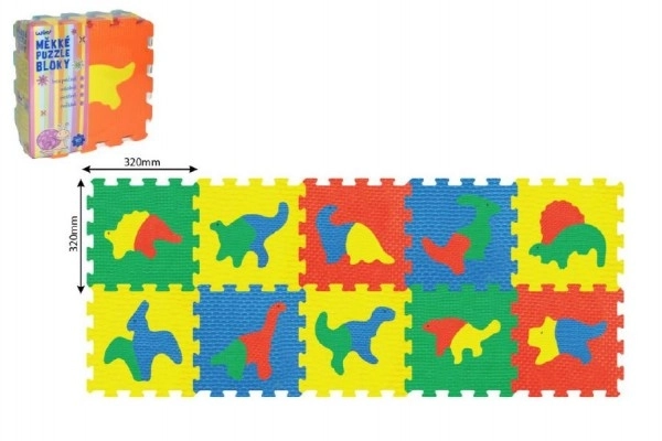 Weiche Puzzle-Blöcke Dinosaurier