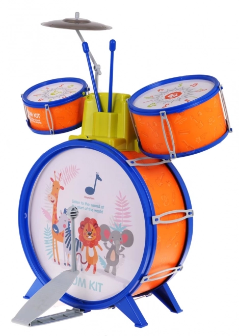 Bunte Safari Kindertrommelset