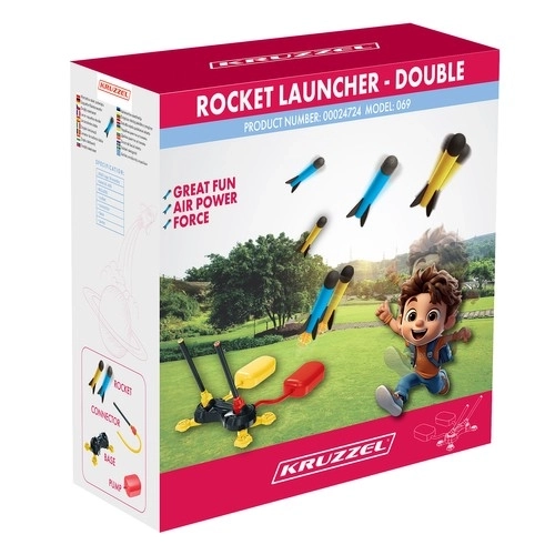 Doppelte Raketenabschussrampe für Kinder