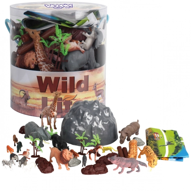 Safari Tierfiguren Set 34-teilig von Woopie