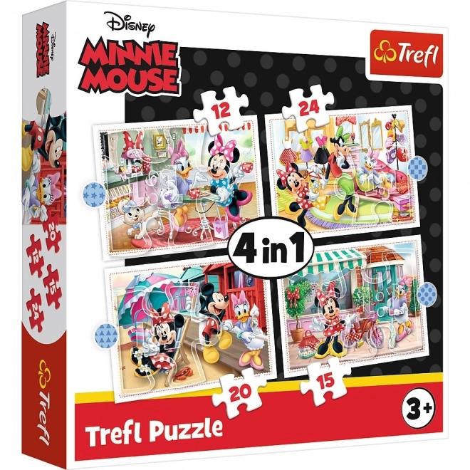 Minnie und Freunde Puzzle-Set 4-in-1