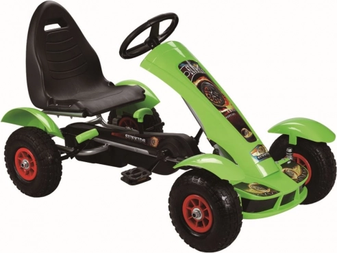 Gokart mit Pedalen grün
