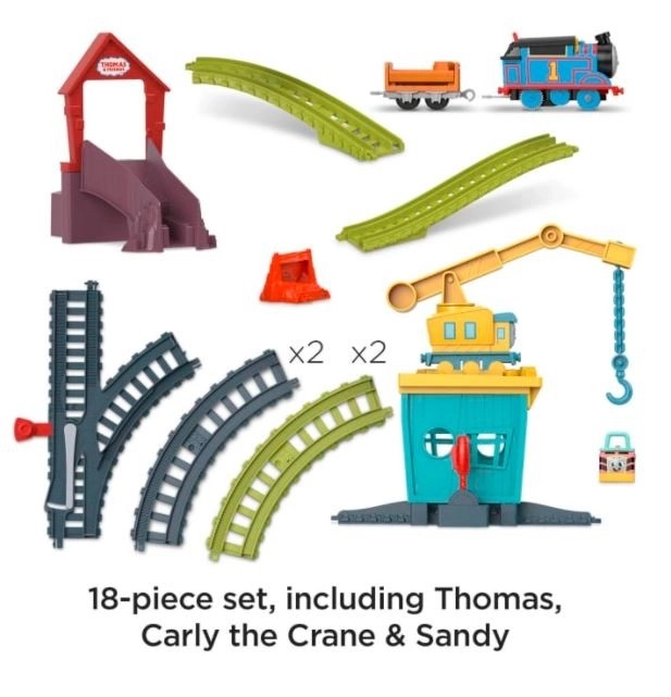 Thomas & Freunde Spielset mit Kran Carly und Sandy