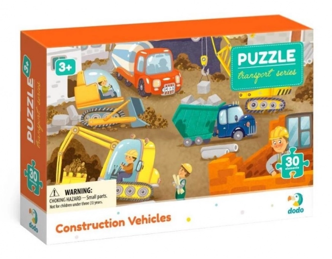 Puzzle TRANSPORT: Baumaschinen 30 Teile