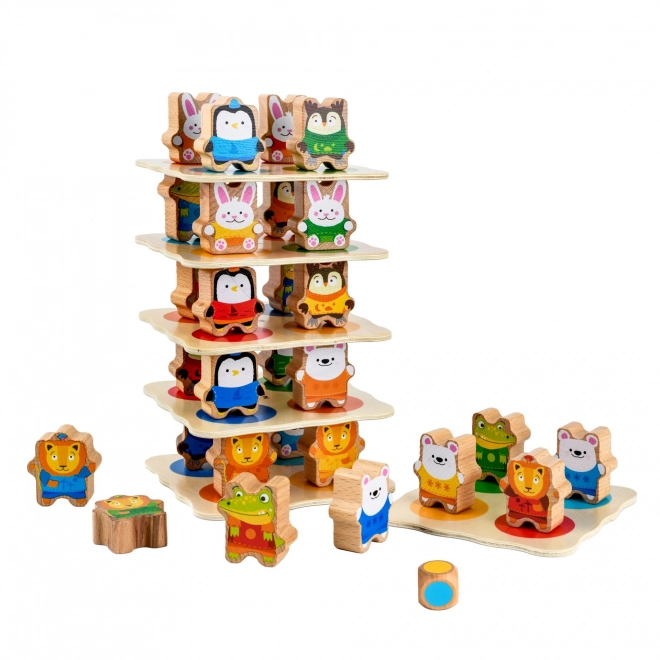 Tierturm Holzspielset