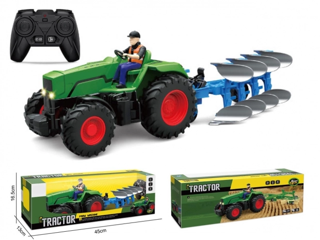 Ferngesteuerter Traktor mit Lichteffekten