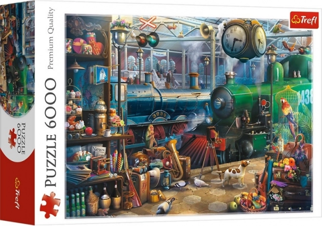 Puzzle 6000 Teile Bahnhof