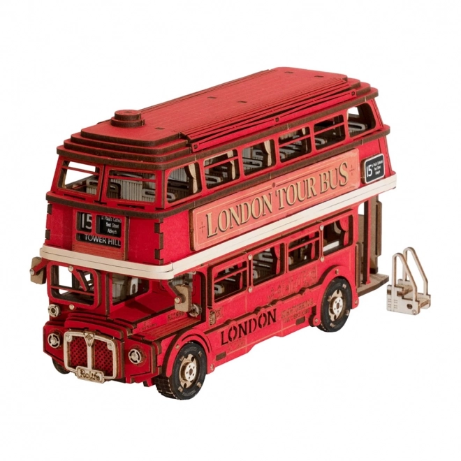 3D Holzpuzzle London Doppeldeckerbus