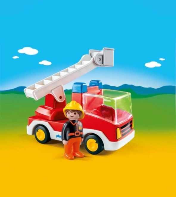 Playmobil 1.2.3 Feuerwehrauto