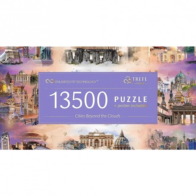 Puzzle Städte über den Wolken 13500 Teile von TREFL