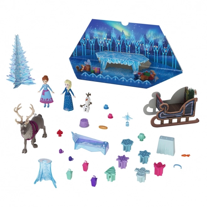 Frozen Adventskalender mit kleinen Puppen 2024