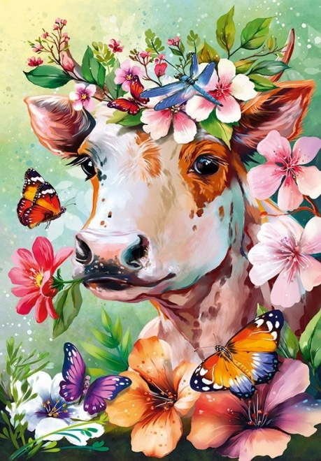 Puzzle CHERRY PAZZI Wow, Kuh! 500 Teile