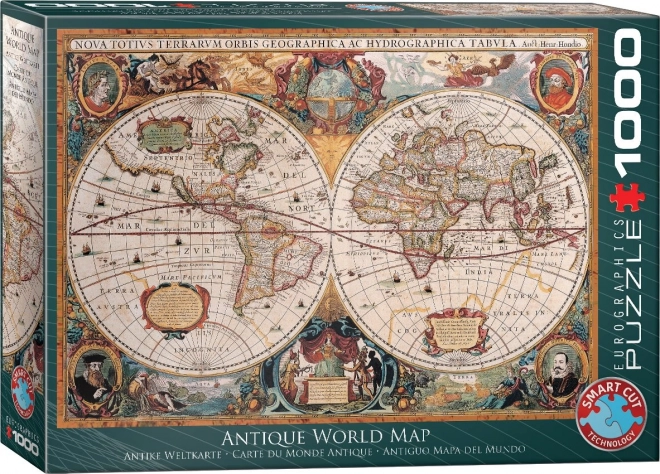 Antike Weltkarte Puzzle 1000 Teile