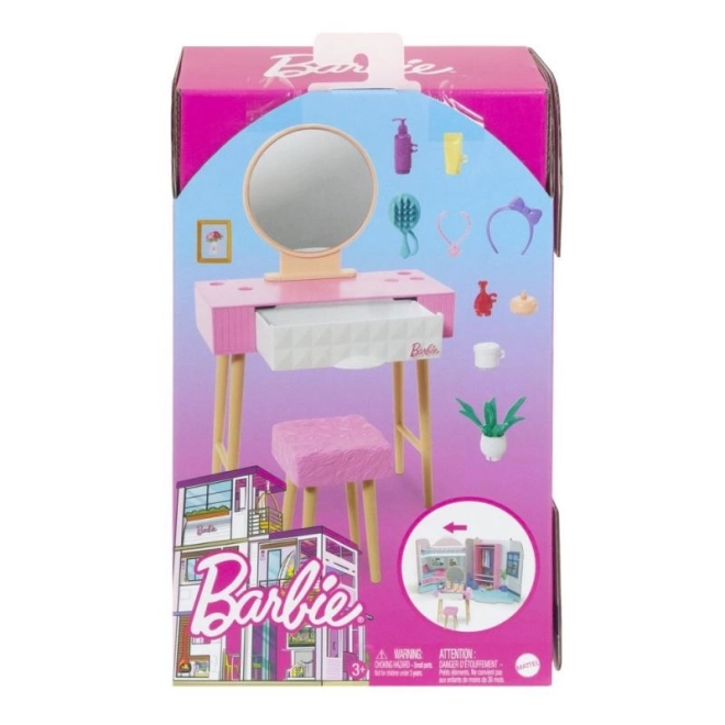 Barbie stilvolles Möbel-Set – Schminktisch