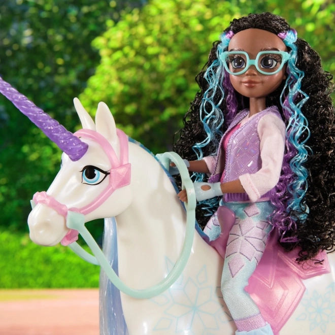 Einhorn-Figur Akademie der Einhörner Mix Schneeflocke, Flämmchen