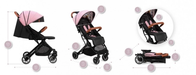 Sportlicher Kinderwagen MoMi Estelle Rosé