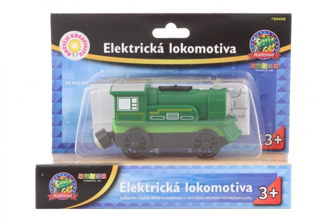 Elektrische Lokomotive Grün Maxim