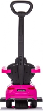 Laufrad mit Schubstange Mercedes-Benz 3in1 rosa