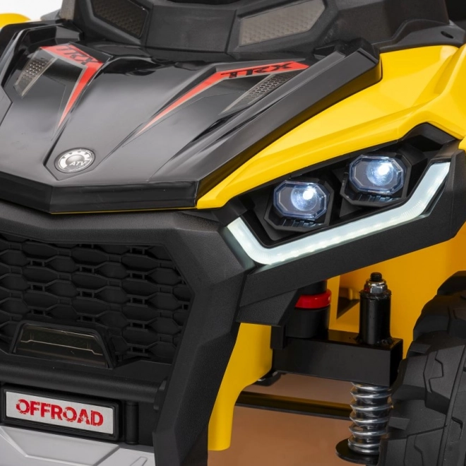 Gelbes sportliches Kinder-Quad TX ATV