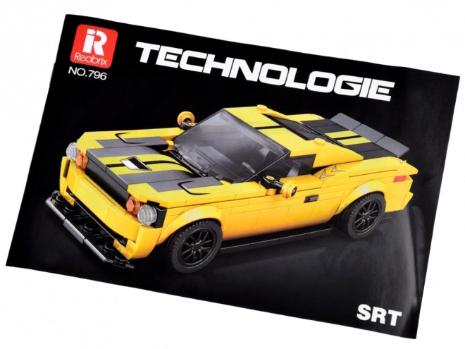 Technik-Bausteinset Gelbes Sportauto