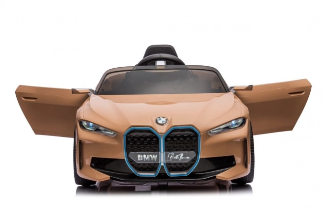 Elektrisches Kinderauto BMW I4 gold 4x4