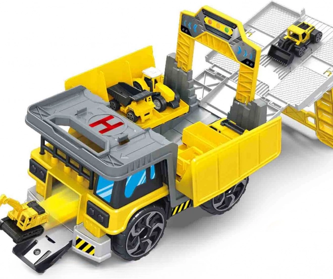 Baustation – Spielset mit Bagger und Kipper