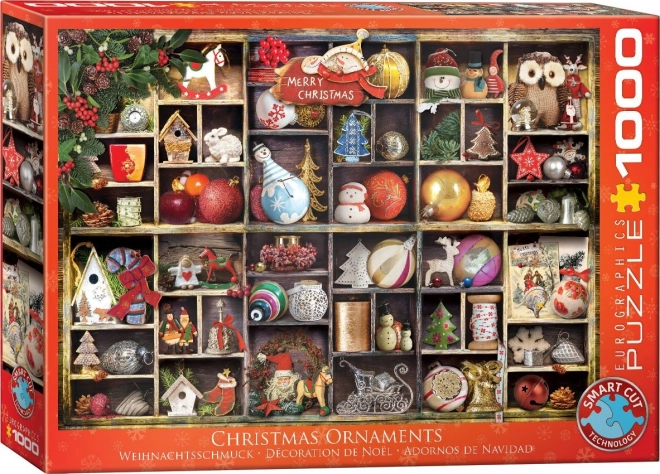 Eurographics Puzzle Weihnachtsverzierungen 1000 Teile
