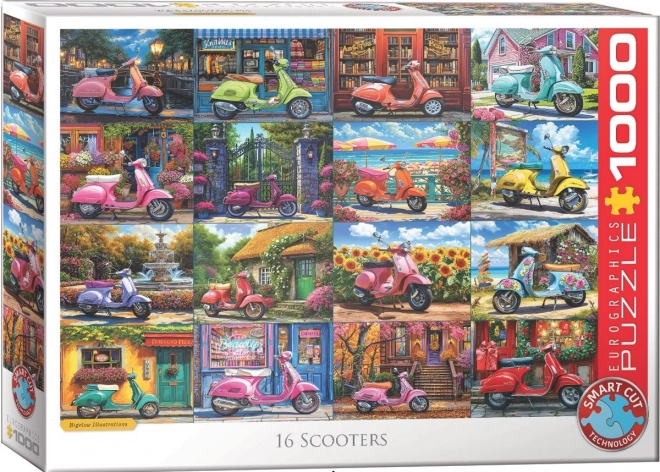 Eurographics Puzzle 16 Scooter 1000 Teile