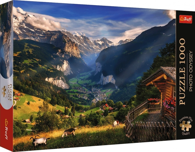 Puzzle Lauterbrunnen Schweiz 1000 Teile